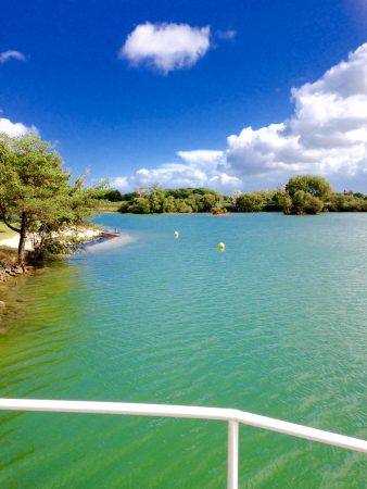 Plan d'eau de jet-ski