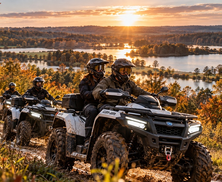 Randonnée en Quad en région Nantaise au guidon des nouveaux quads électriques